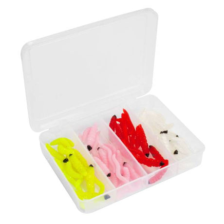 Troutlook Trout Softbaitkit Bienenmaden & Würmer Set