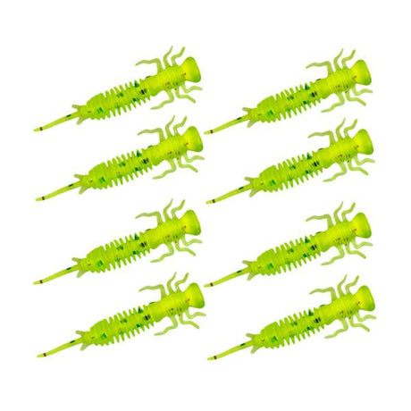 Senshu Nymph Crawler 5cm, 8 Stk Chartreuse - 5cm