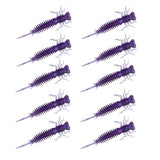 Senshu Nymph Crawler 4cm, 10 Stk Purple Haze