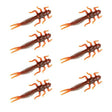 Senshu Big May Fly 6cm, 1.5g, 7 Stk Motoroil Red FLK