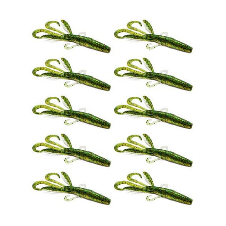 Tackle Porn Flabby Flactor 9.5cm, 5g, 10 Stk Glowy Green