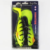 Team Deep Sea Gummifisch High Tide Sea Shad 200g – UV Chartreuse Ghost
