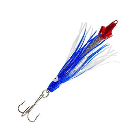 Team Deep Sea Octopus Pilker Blau/Rot/Silber 400g