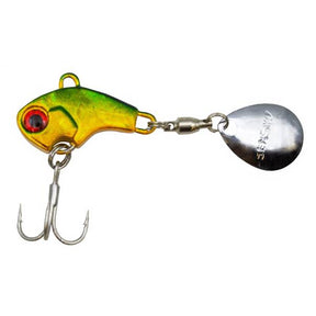 Senshu Tetracup Jig Spinner 65mm 10g Blau Gelb Firetiger