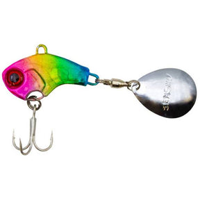 Senshu Tetracup Jig Spinner 65mm 21g Pink Yellow Blue