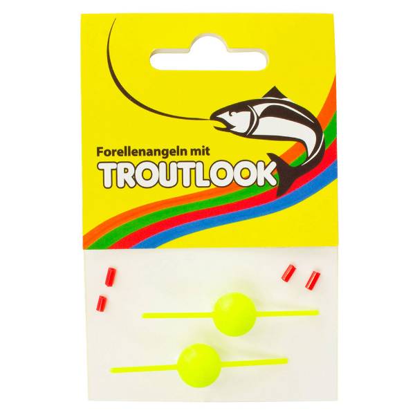 Troutlook Plug-in Pilot Gelb 2 Stück 14mm