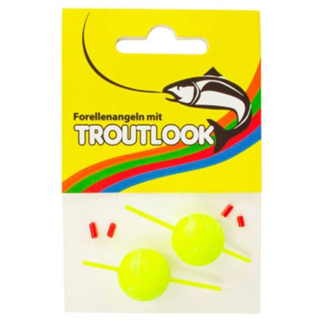 Troutlook Plug-in Pilot Gelb 2 Stück 18mm