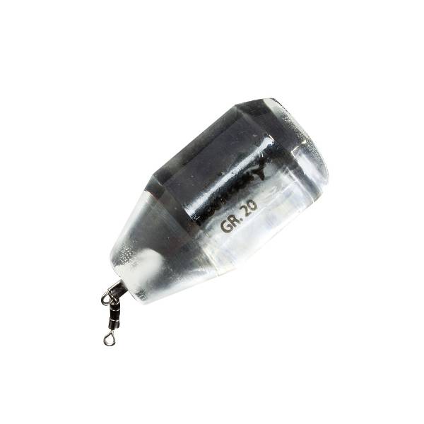 Troutlook Glasblei Ghost mit Wirbel 20g