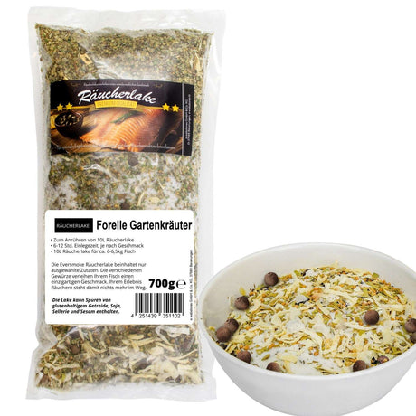 Eversmoke Räucherlake – 700g (Grundsorte) Forellen Gartenkräuter