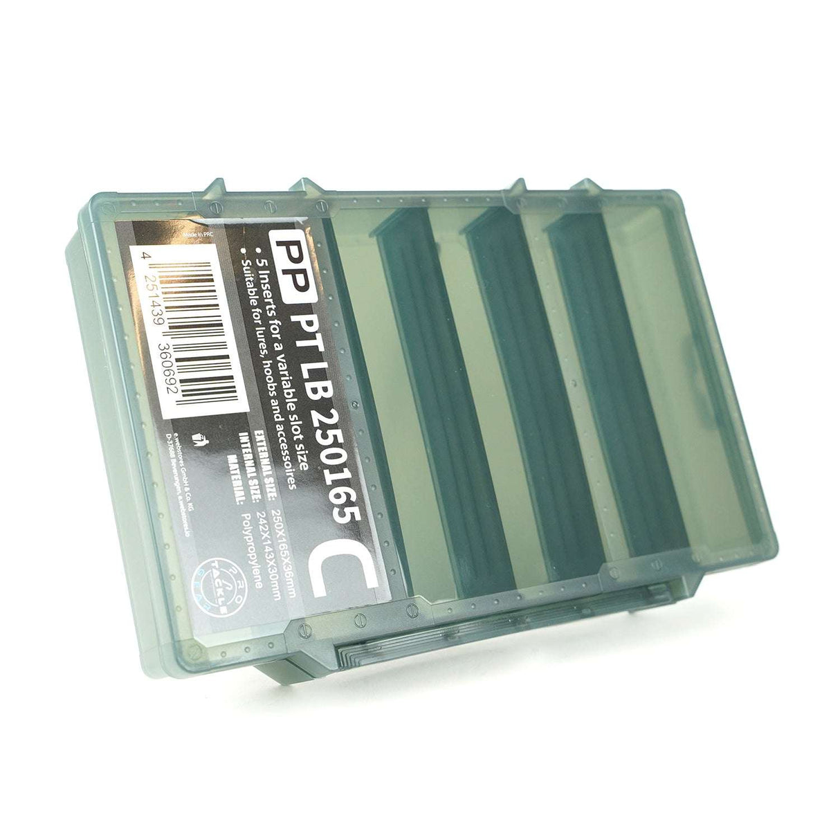 Eurocatch Pro-Tackle LureBox 25G Vertikal grau 25x16x3,6cm