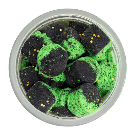 Troutlook Master Nuggets Forellen Teig 28g Black-Green Garlic