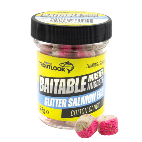 Troutlook Master Nuggets Forellen Teig 28g Cotton Candy Salmon