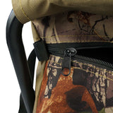Eurocatch Klappstuhl Set für Angler 2 Angelhocker mit Rückenlehne Tasche und Camouflage Design
