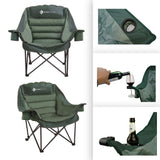 Eurocatch Comfy Club Chair XXL - Klappbar mit 2 Getränkehaltern