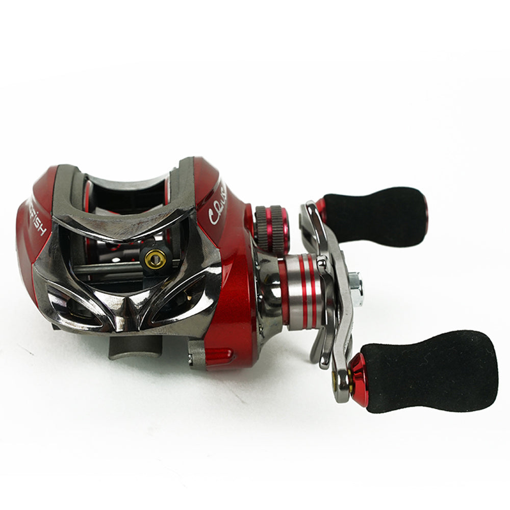 Profish Crius Baitcast Rolle LH 7.0:1 Rot