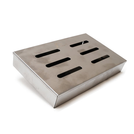 Eurocatch Räucherbox Edelstahl 21x13x3,5 cm