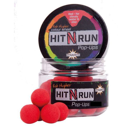 Dynamite Baits Hit N Run Pop-Ups Rot - 12mm