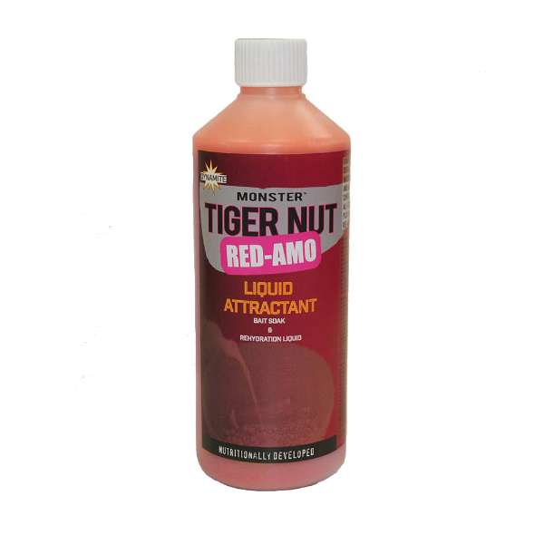 Dynamite Baits Monster Tiger Nut Flüssiger Lockstoff | Rot-Amo | 500 ml