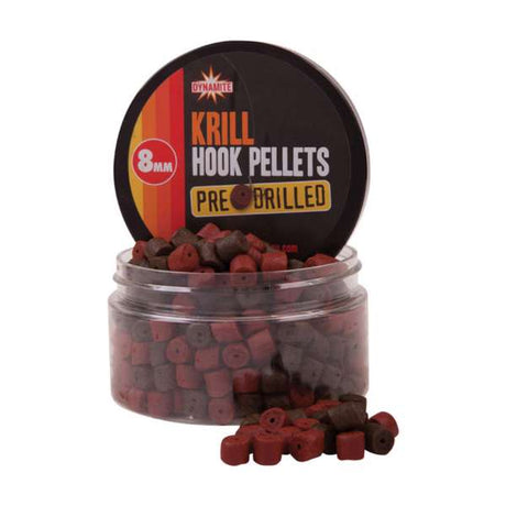 Dynamite Baits Vorgebohrte Hakenpellets 8mm Krill