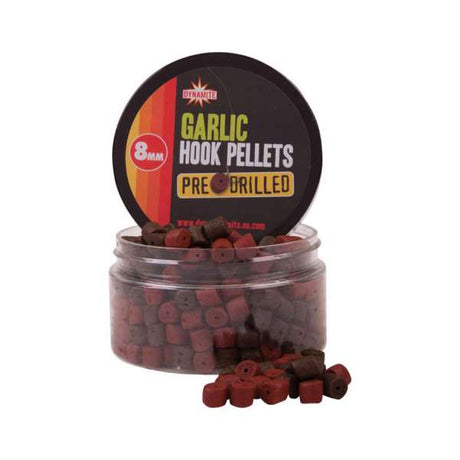 Dynamite Baits Vorgebohrte Hakenpellets 8mm Garlic