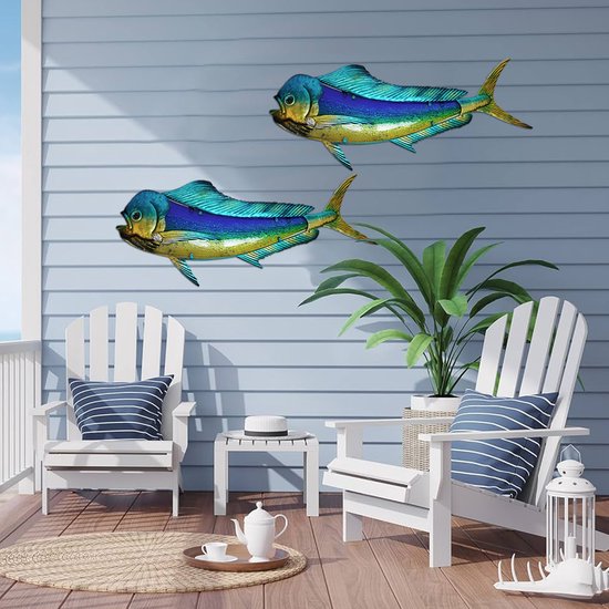 Eurocatch Dorado Wanddekoration 99cm 3D Metall & Glas Kunst
