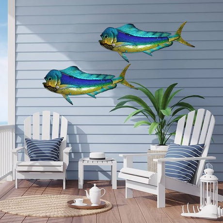 Eurocatch Dorado Wanddekoration 99cm 3D Metall & Glas Kunst