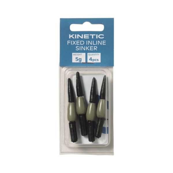 Kinetic Inline Sinker Bleifrei Dunkelgrün