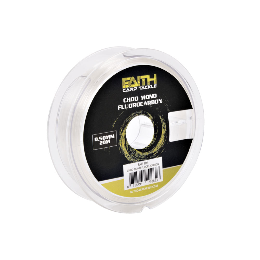 Faith Chod Mono Fluorocarbon – 20 m Rig-Material für Chod-Rigs