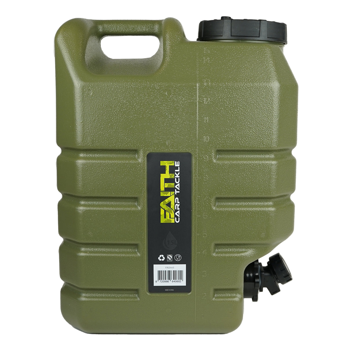 Faith Jerrycan Kanister mit Hahn in verschiedenen Größen