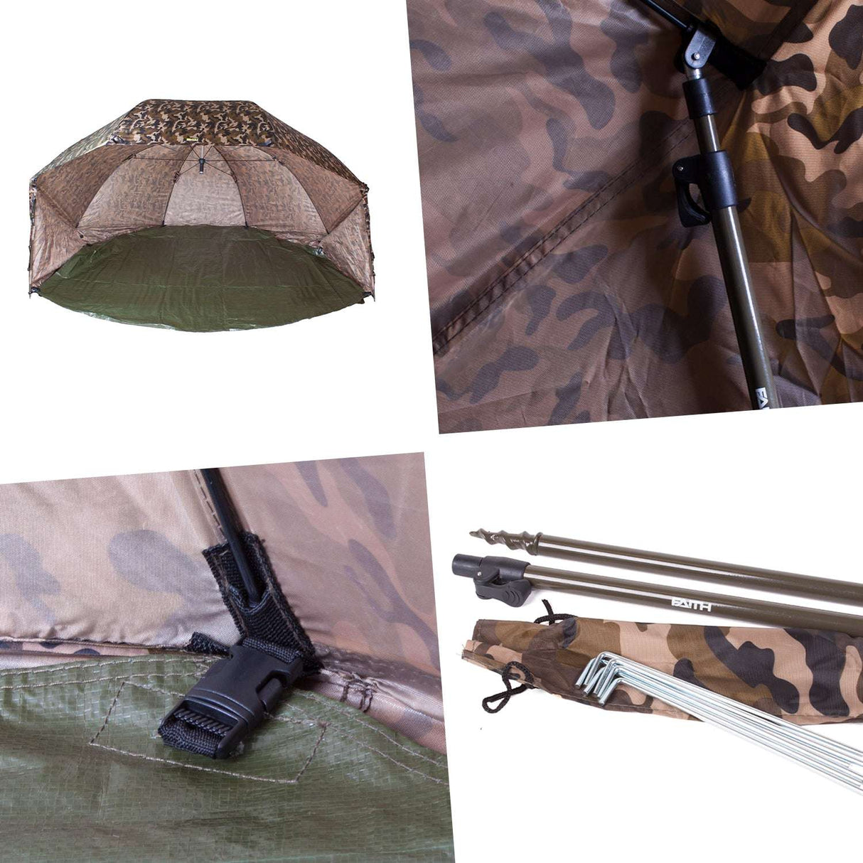 Faith Oval Brolly 60 Zoll - Camo Angel-Shelter