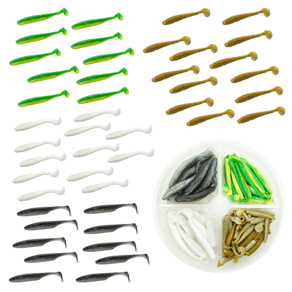 FISH-XPRO Softbait Set Allround (7-12cm)