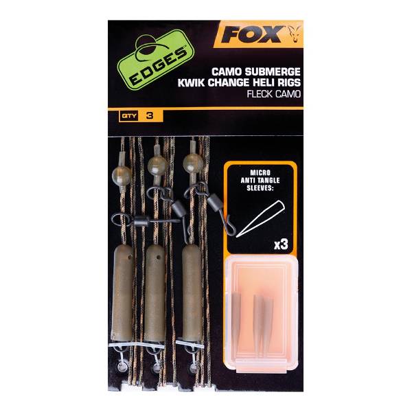 Fox Edges Camo Submerge Heli Rigs Kwik Change Kit