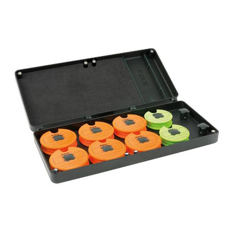 Fox F Box Disc & Rig Box System | inkl. Stifte und Scheiben | Aufbewahrungskiste Medium