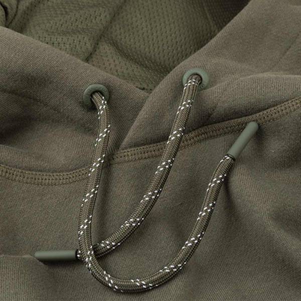 Fox Collection Grün/Silber | Kapuzenpullover