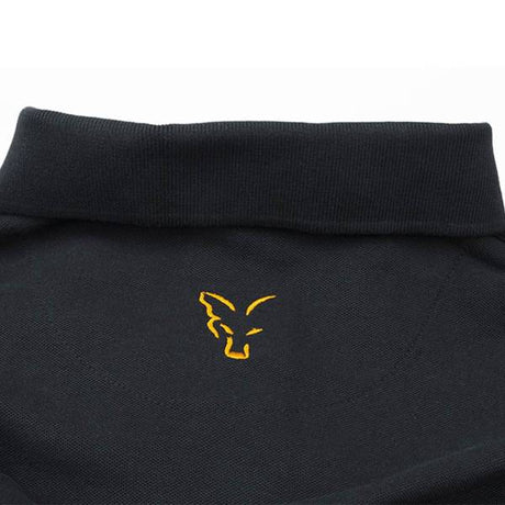 Fox Collection Polo Shirt Schwarz/Orange