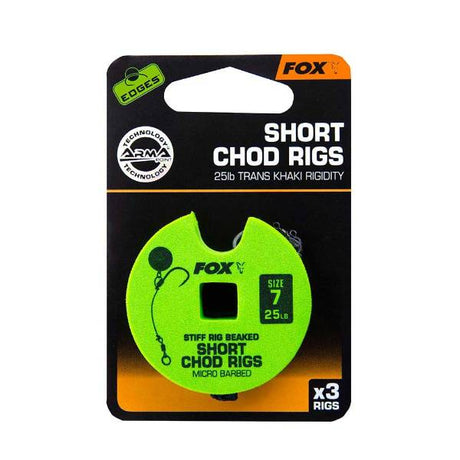 Fox Edges A.point Beaked Chod Rig 11,34 kg, Gr. 7 Kurz