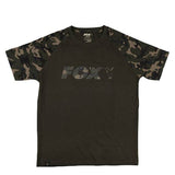 Fox Black/Camo Raglan T-Shirt XXL