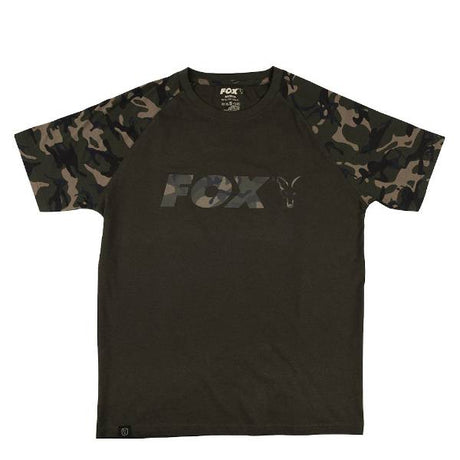 Fox Black/Camo Raglan T-Shirt XXL