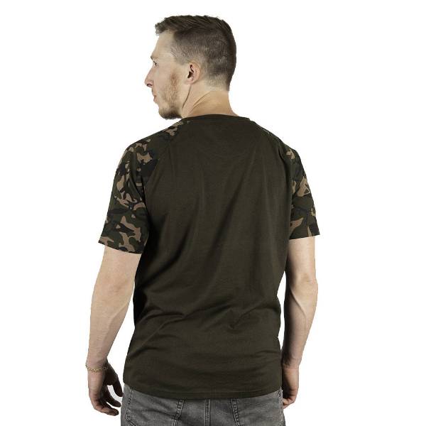 Fox Black/Camo Raglan T-Shirt XXL