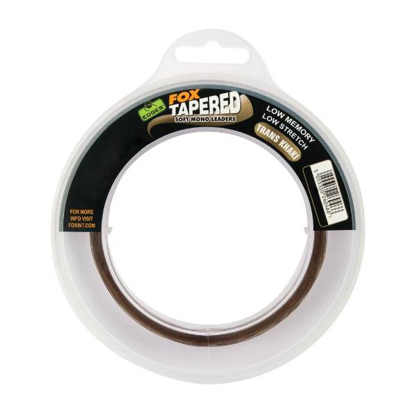 Fox Edges Soft Tapered Leader Trans Khaki 0,33-0,50mm