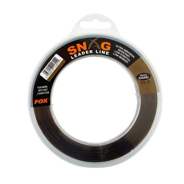 Fox Snag Leader Trans Khaki 0,57mm 18,14kg 100m
