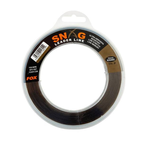 Fox Snag Leader Trans Khaki 0,57mm 18,14kg 100m