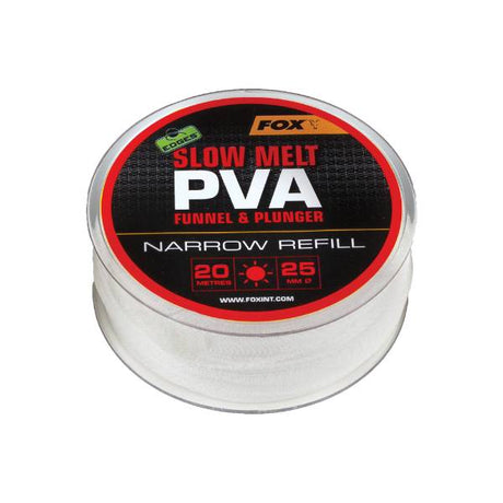 Fox Edges Slow Melt PVA Nachfüllpack 25mm Narrow 20m