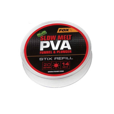 Fox Edges Slow Melt PVA Nachfüllpack 14mm Stix 20m