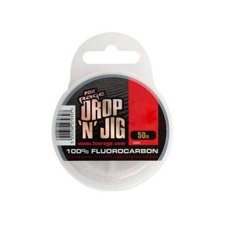 Fox Rage Drop 'n' Jig Fluorocarbon | Vorfach 40mm