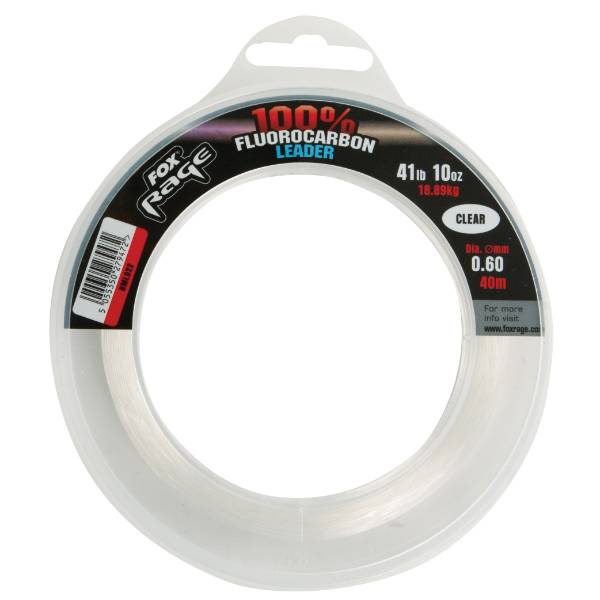 Fox Rage Fluorocarbon Leaders | Vorfach 0.60mm
