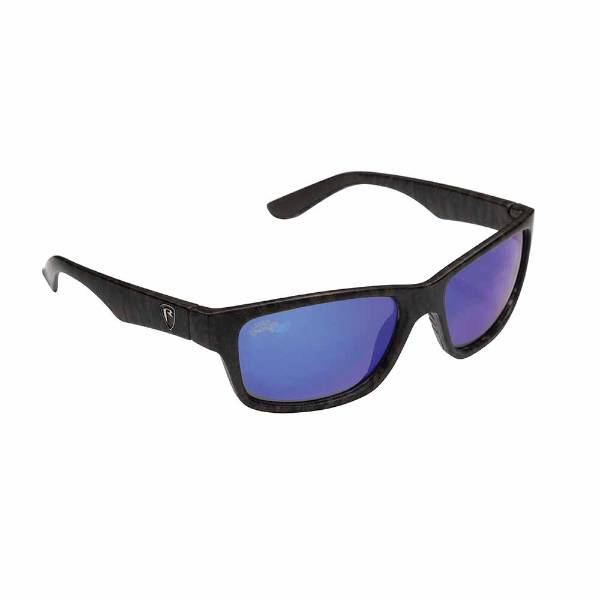 Fox Rage Camo Rahmen | Graue Linse, Spiegelblau | Sonnenbrille