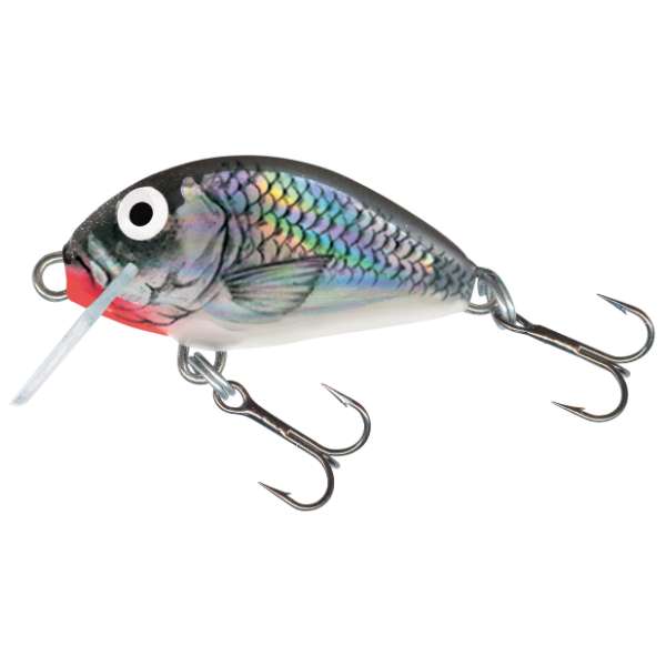 Salmo Tiny Sinking | 3cm Wobbler Holo Grey Shiner