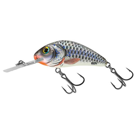 Salmo Rattlin Hornet Floating Wobbler Silver Holo Shad