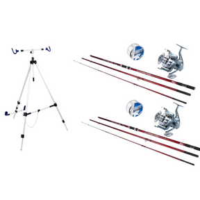 X2 Strand-Angelruten-Set Pro 2-Rod – 2 Ruten, 2 Rollen
